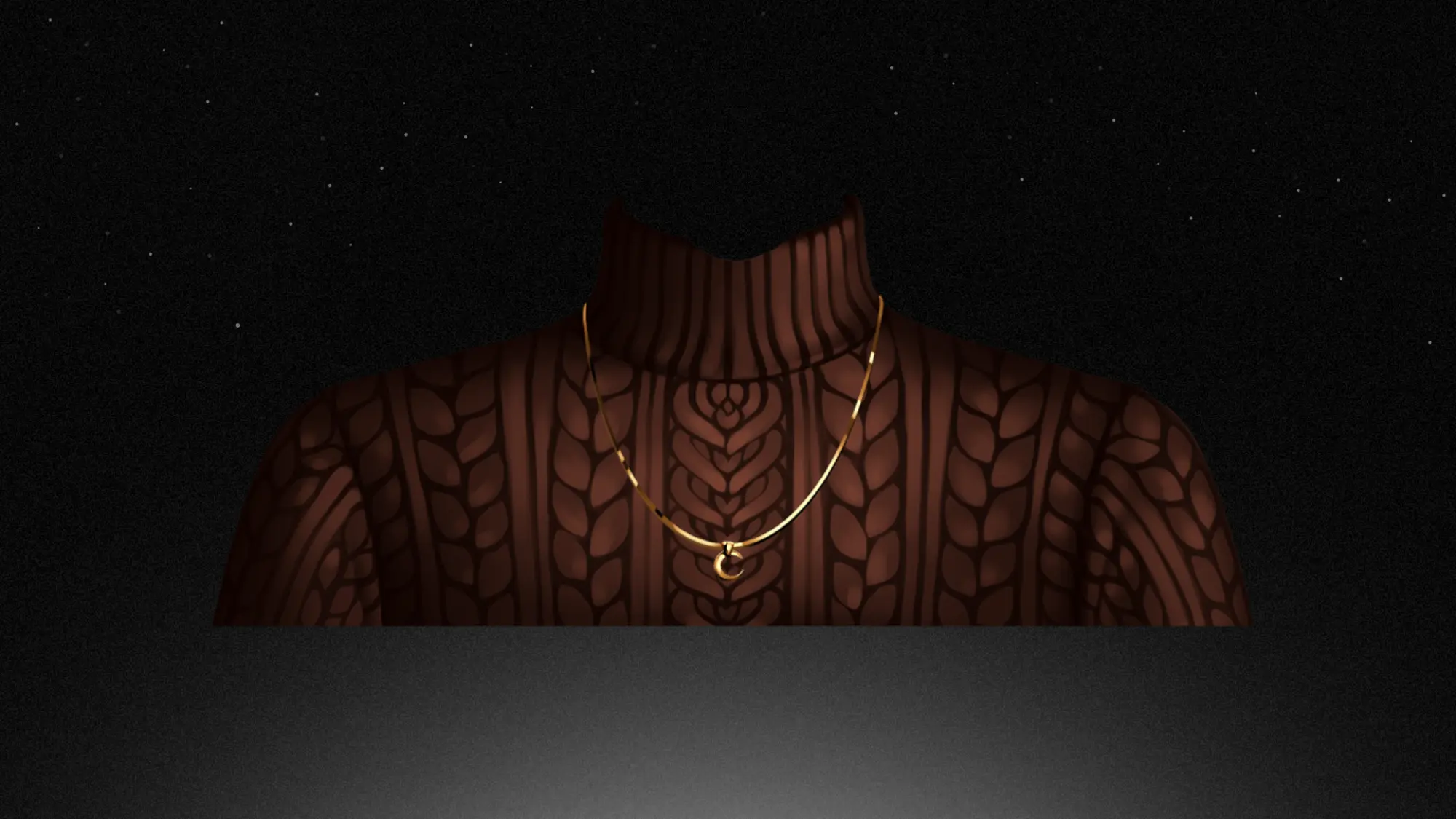 Clothing variant knitted pullover in optional form 1