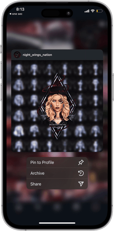 Custom Frizzy Characters avatar displayed on SSO Club community profile