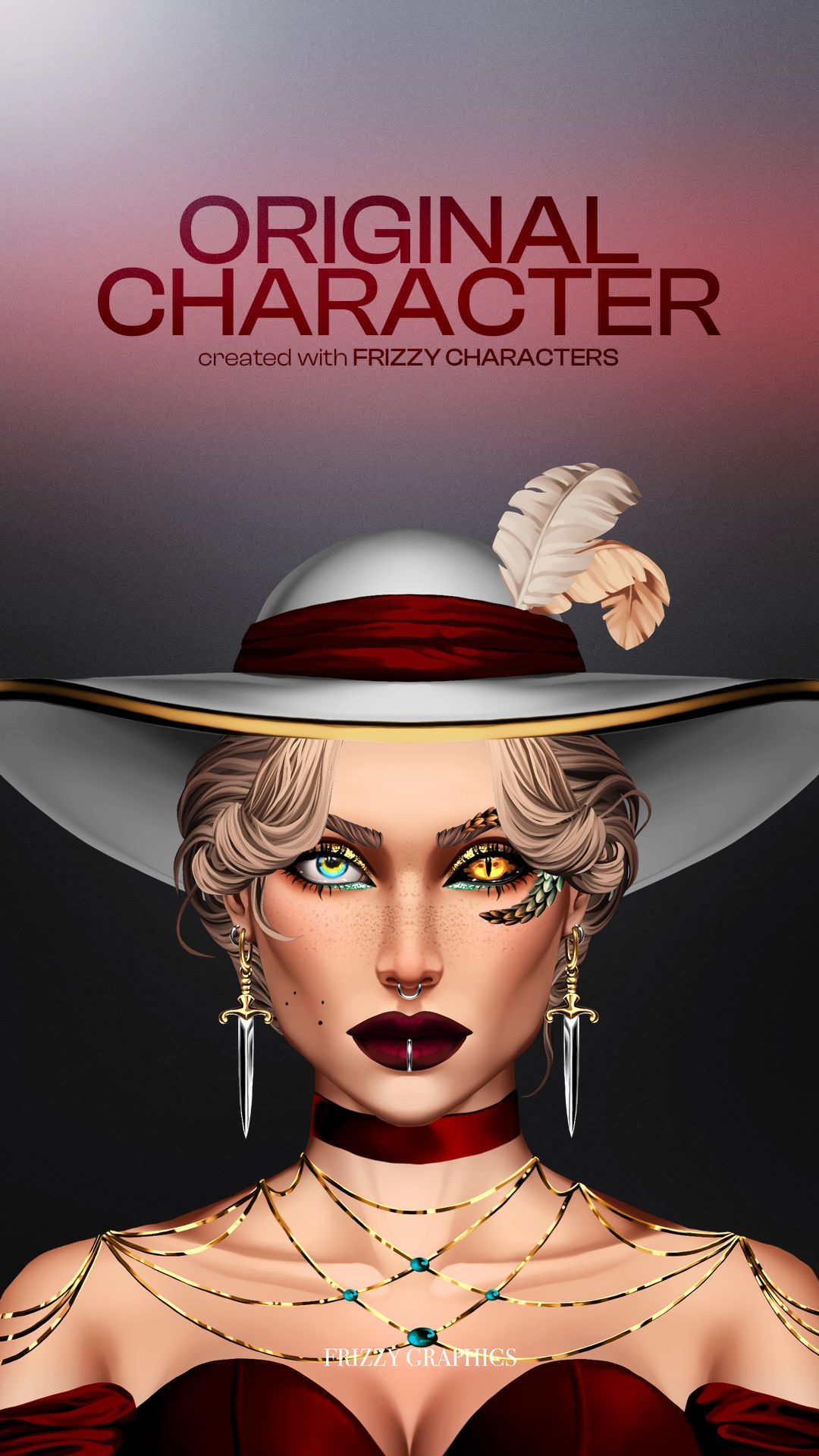 Animated Instagram story with character