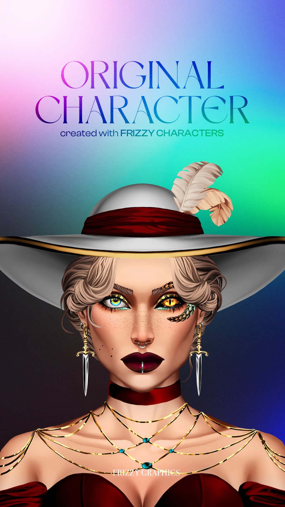 Animated Instagram story with character